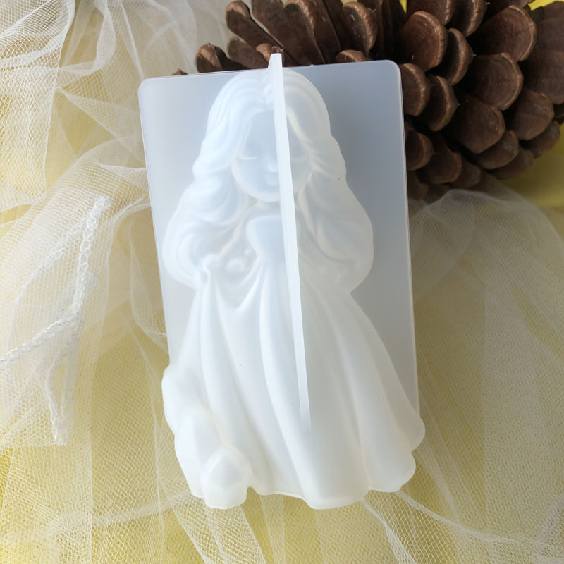 Soap Making Business - 3D Sevimli Prenses Silikon Mum Kalıp
