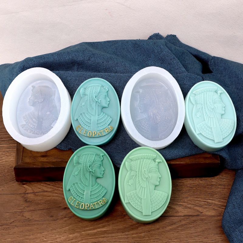 Quality Soap Making Kit - Kleopatra Silikon Mum Kalıp 3D Retro
