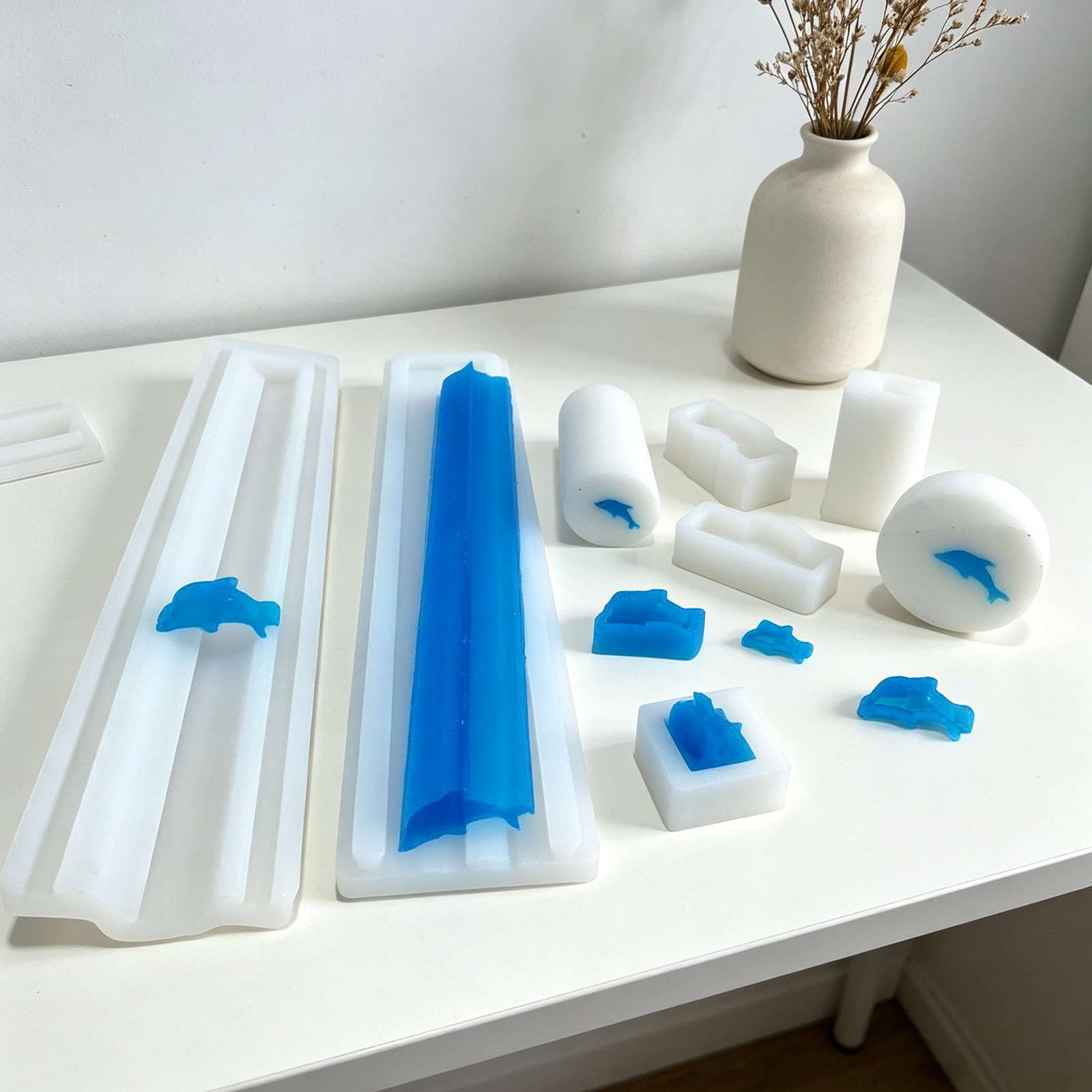 1 Set Uzun Tüp Silikon Kalıp,  - Soap Making Cold Process incelemesi ve fiyatı