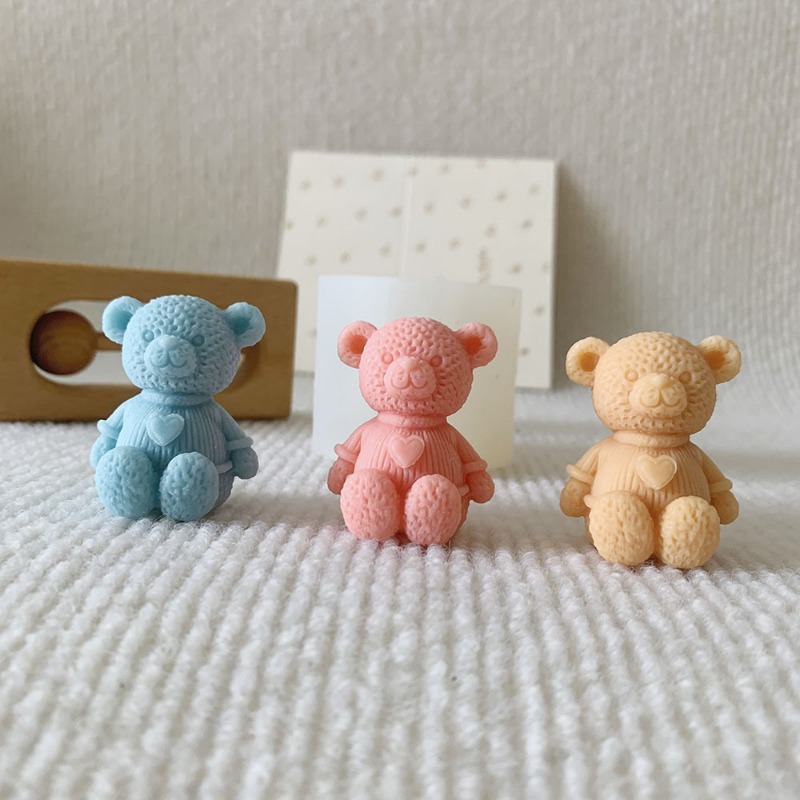 Mini Aşk Ayı Mum silikon kalıp - Soap Making Business incelemesi ve fiyatı