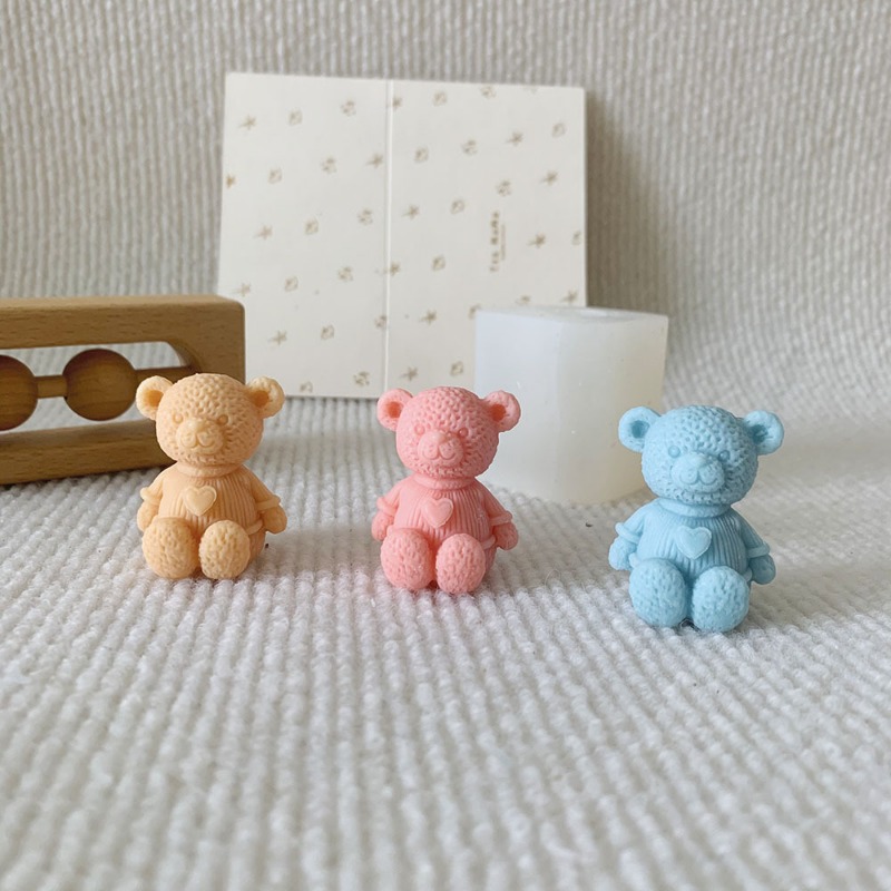 Mini Aşk Ayı Mum silikon kalıp - Soap Making Business incelemesi ve fiyatı