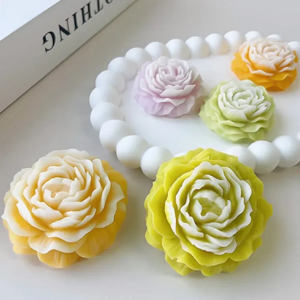 3D Şakayık Mum silikon kalıp D - Soap Making Business incelemesi ve fiyatı