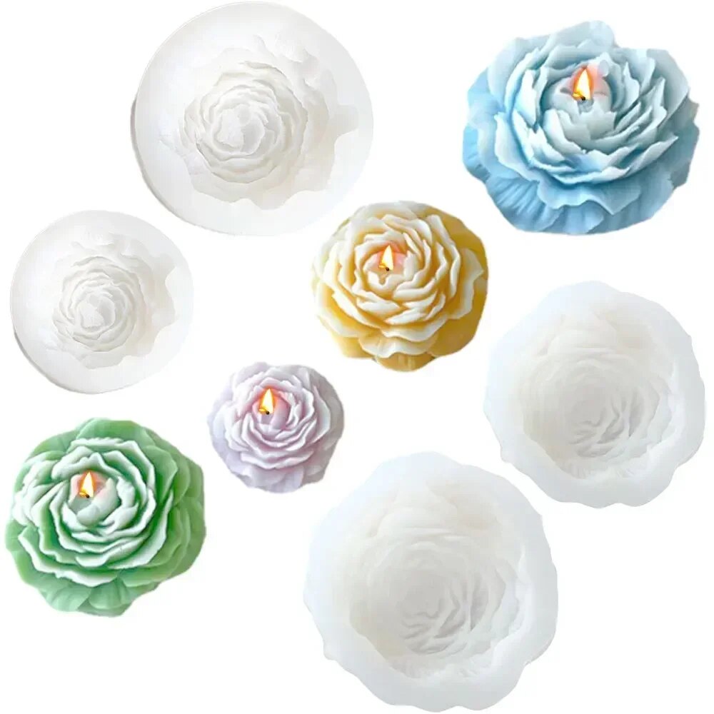 3D Şakayık Mum silikon kalıp D - Soap Making Business incelemesi ve fiyatı