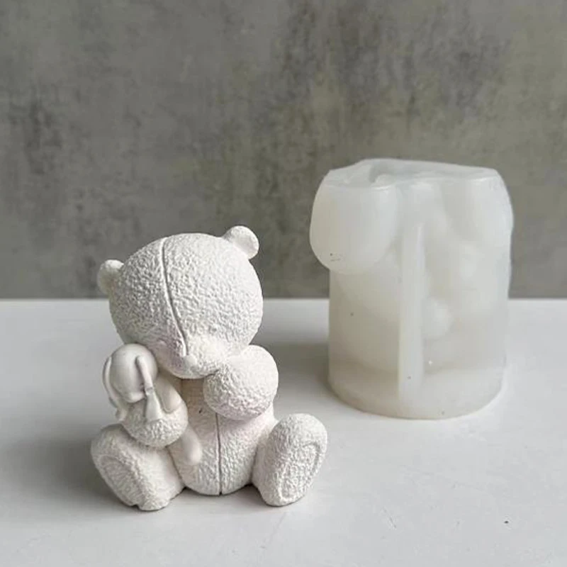 Dokuma Ayı Mum silikon kalıp 3 - Soap Making Business incelemesi ve fiyatı