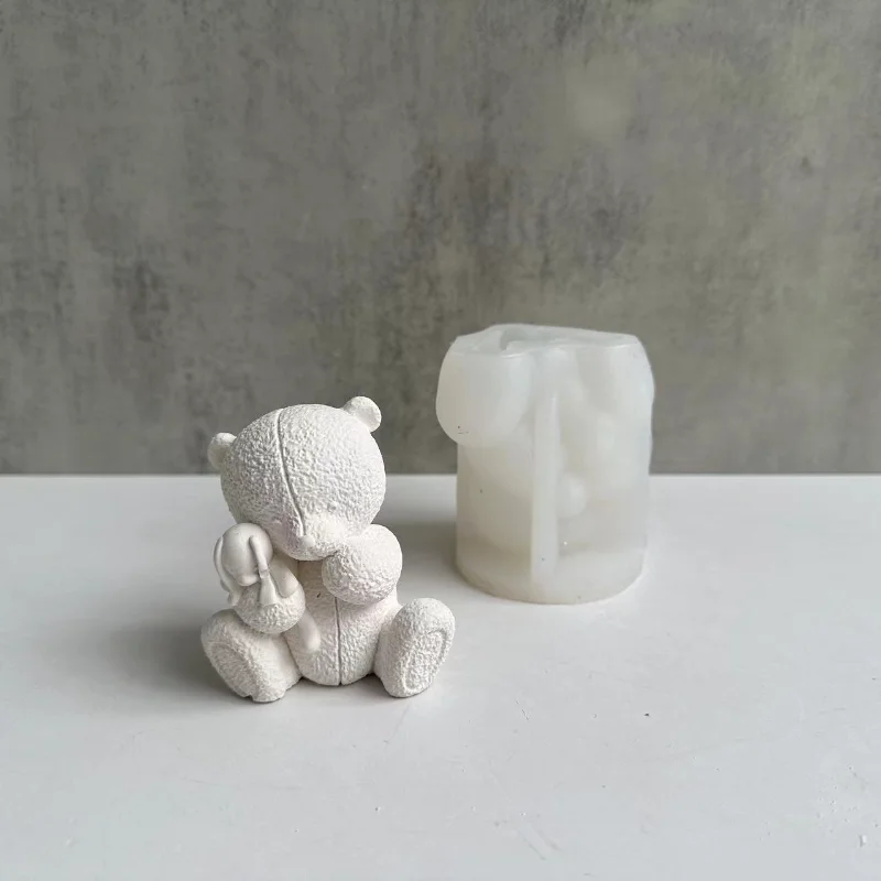 Dokuma Ayı Mum silikon kalıp 3 - Soap Making Business incelemesi ve fiyatı