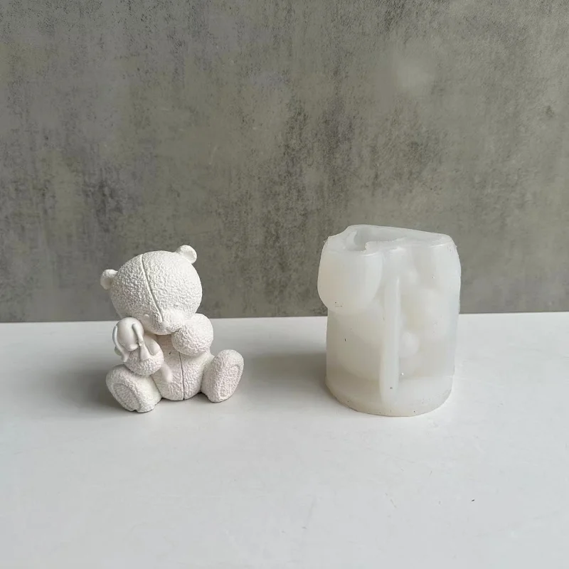 Dokuma Ayı Mum silikon kalıp 3 - Soap Making Business incelemesi ve fiyatı