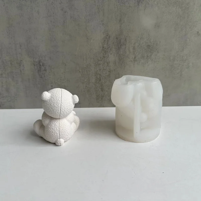 Dokuma Ayı Mum silikon kalıp 3 - Soap Making Business incelemesi ve fiyatı